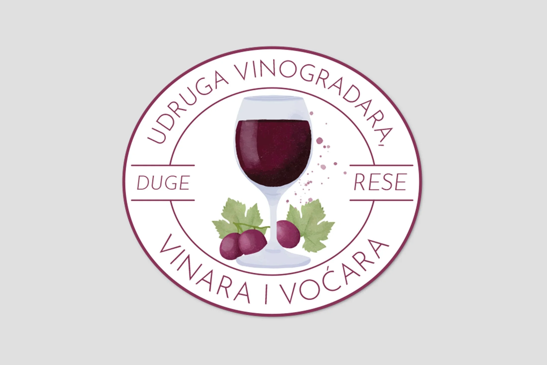 Udruga vinogradara - logo varijanta 1
