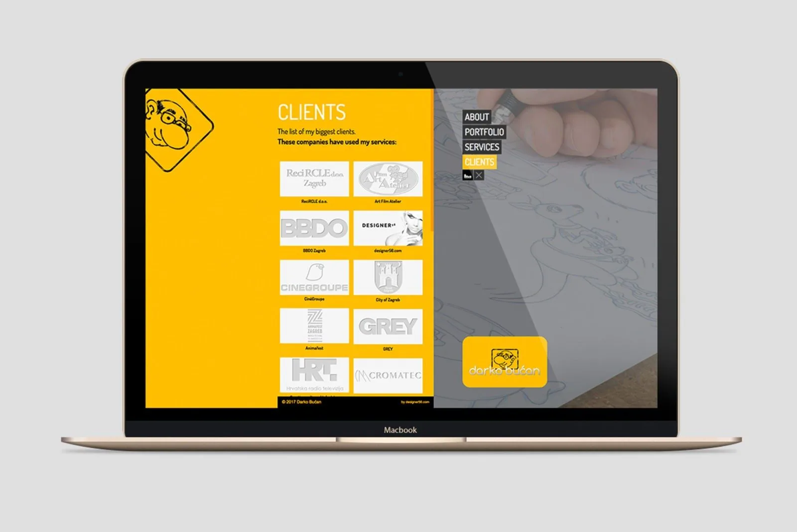 Darko Bućan Portfolio Web Dizajn