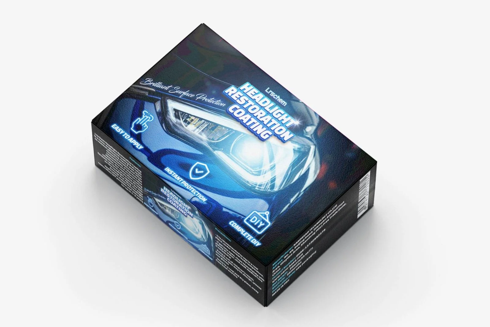 Dizajn etikete i kutije Headlight Restoration Coating