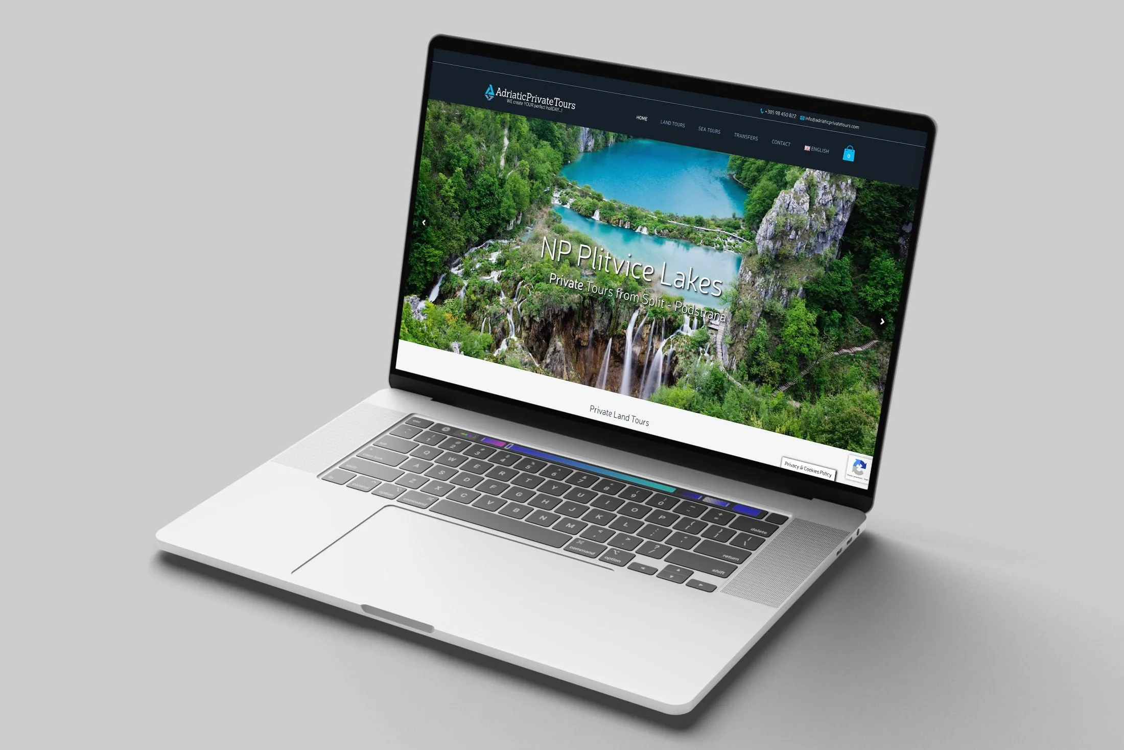 Dizajn i izrada web stranice AdriaticPrivateTours.com