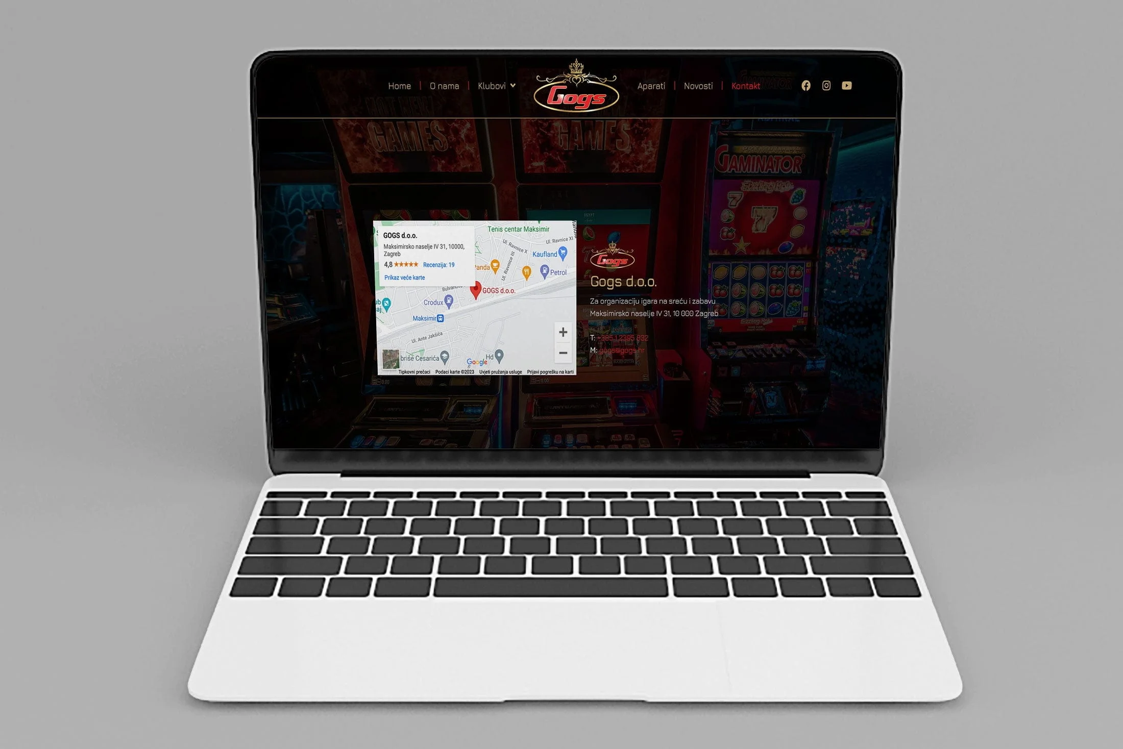 Dizajn i izrada web stranice Gogs