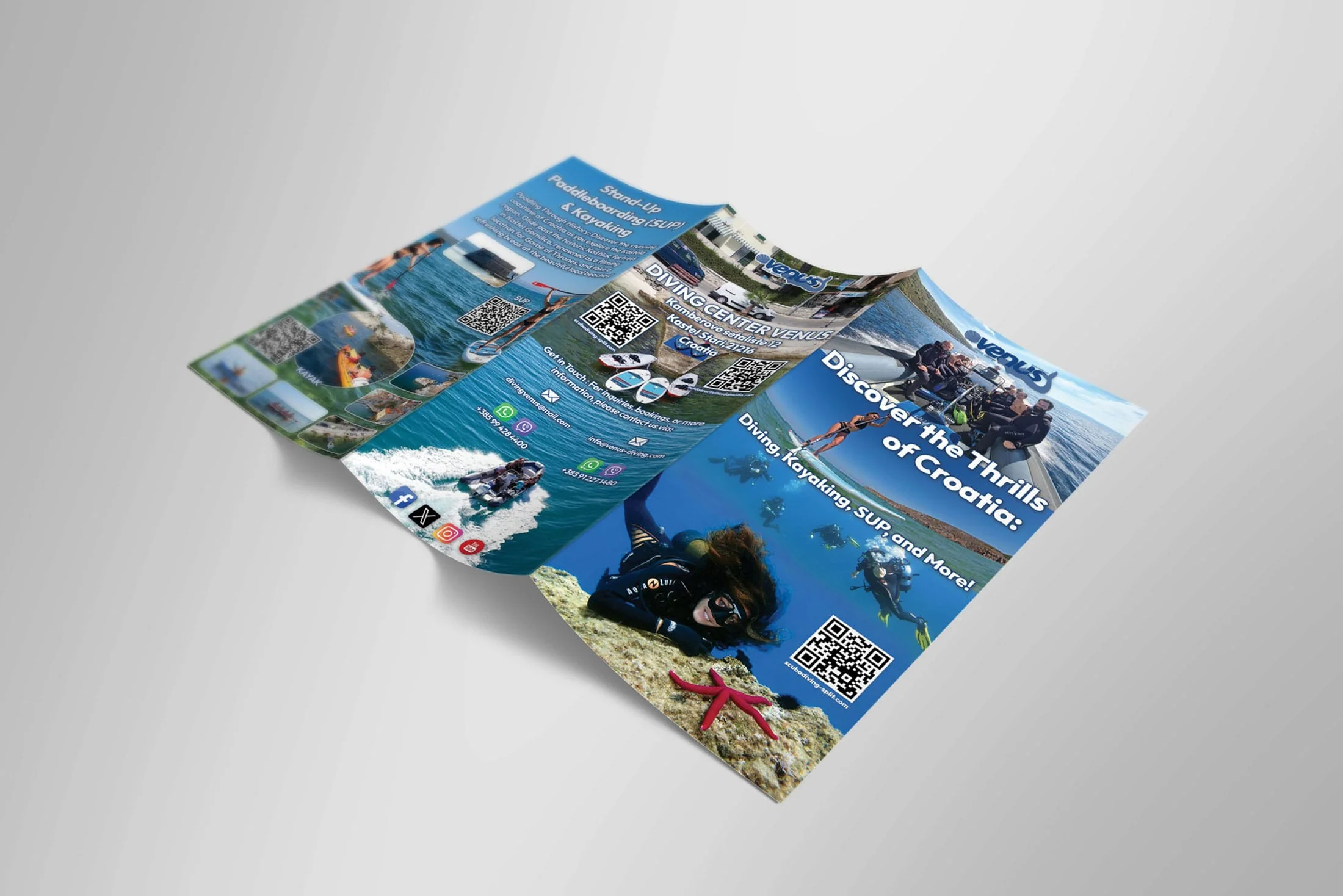 Dizajn letka za Venus Diving Center - slika 2