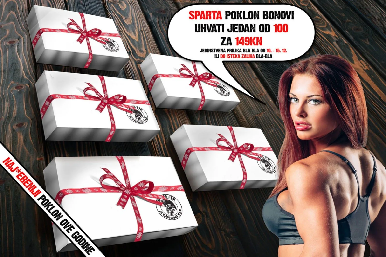 Dizajn Postera Sparta Gym