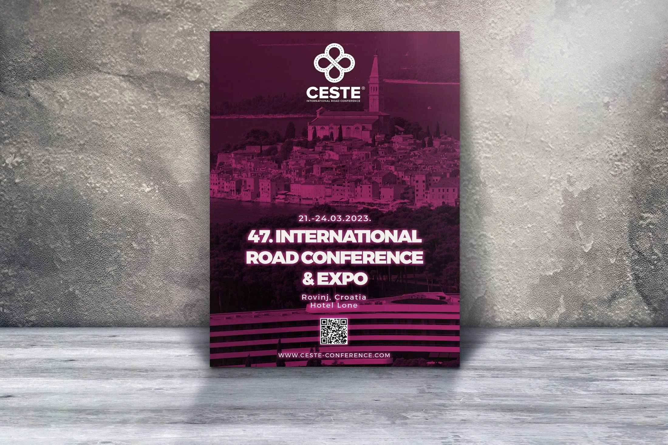 Dizajn promotivnih materijala za seminar CESTE 2023