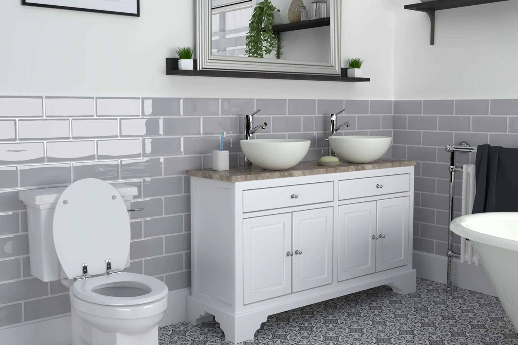 Renderiranje 3D kupaonice Bemis