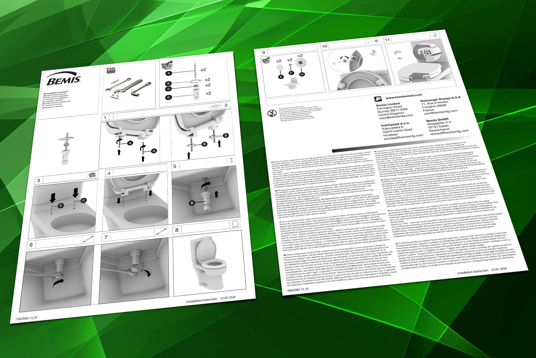 Stvaranje 3D slika za Bemis WC sjedalo