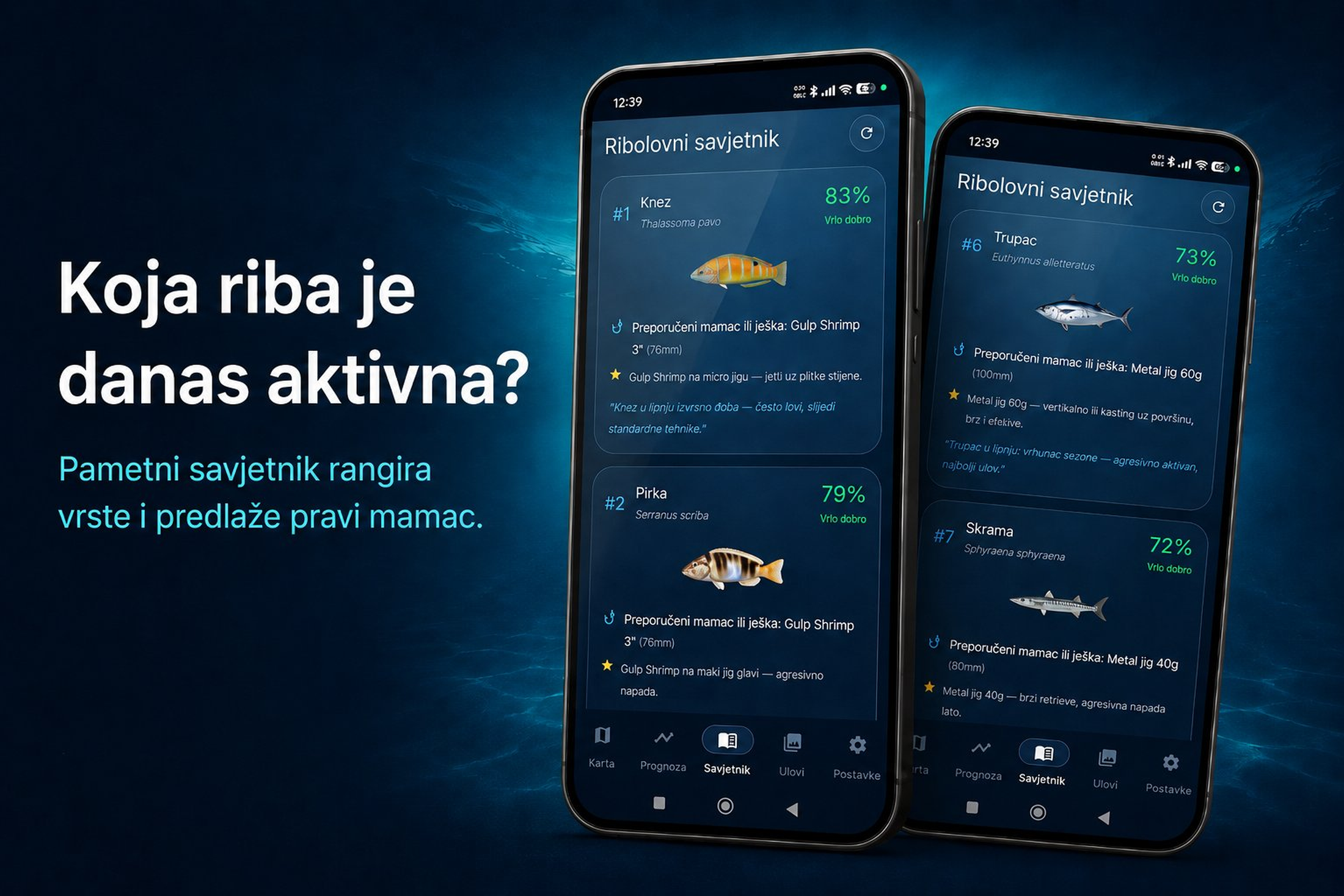 Tisch Fishing Europe — advisor recommending species, baits and lures